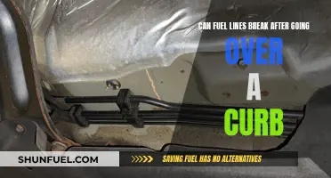 Fuel Line Damage: Going Over a Curb Can Break Them