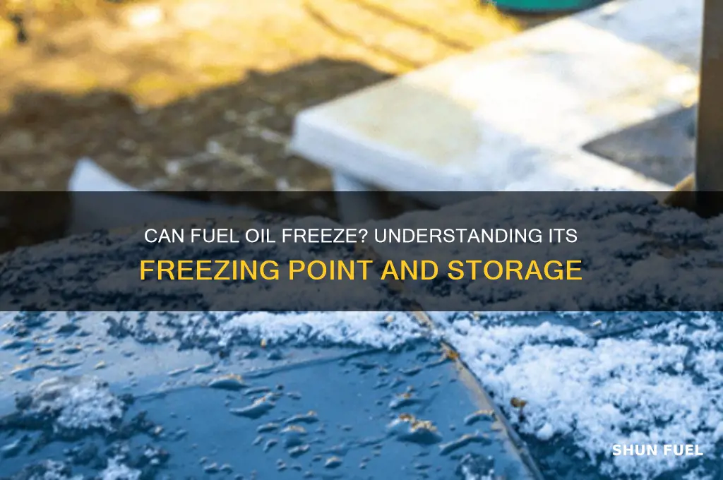 can fuel oil freeze