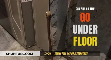 Can Fuel Oil Lines Safely Run Under Your Floor?