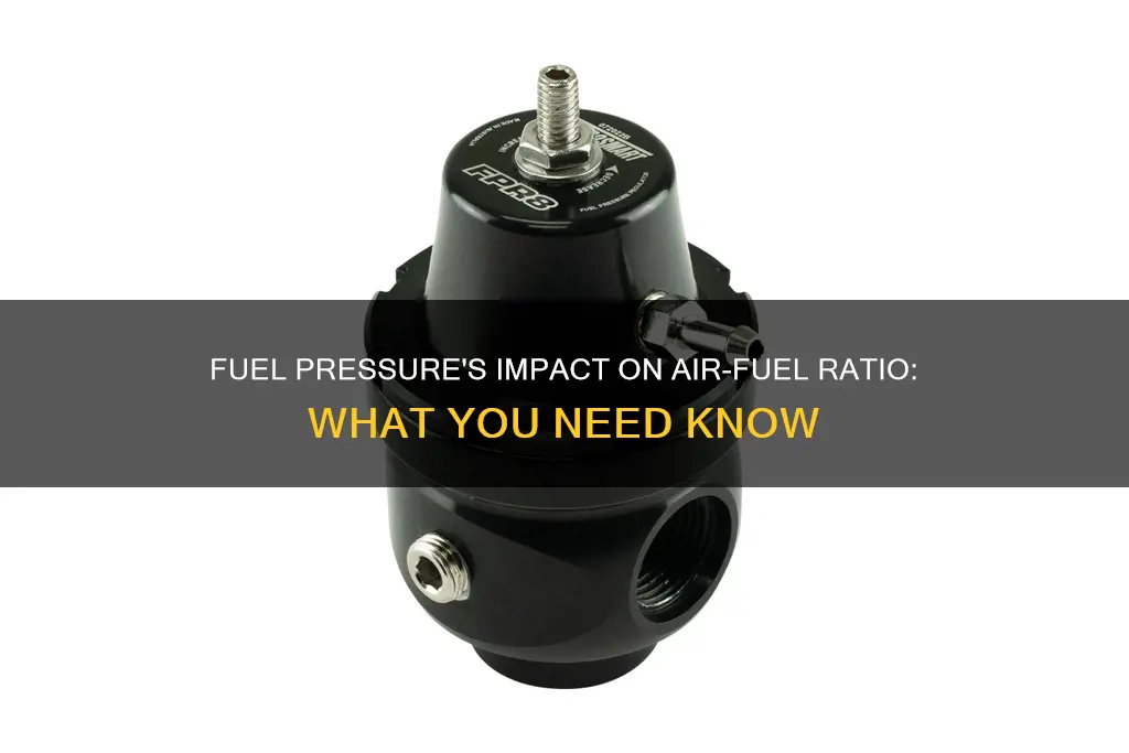 can fuel pressure affect air fuel ratio