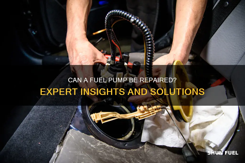 can fuel pump be repaired