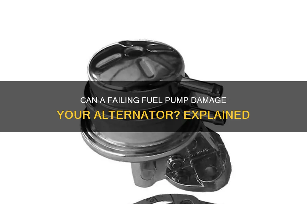 can fuel pump cause alternator