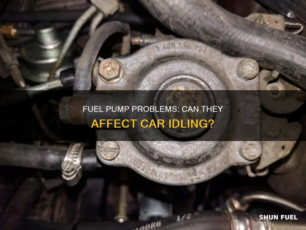 can fuel pump cause car to idle