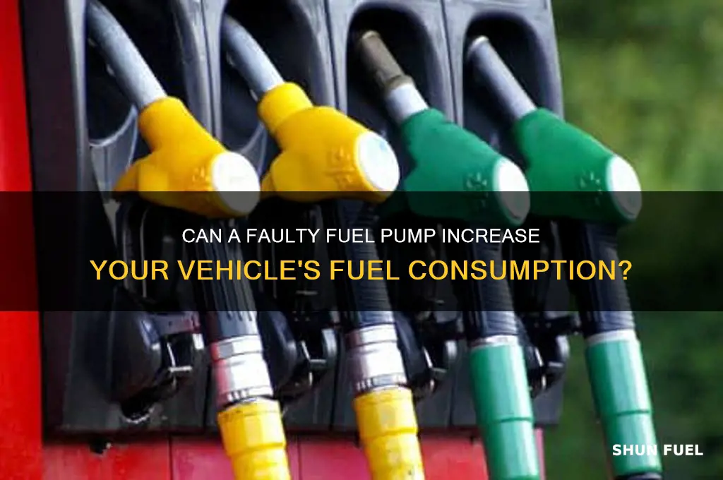 can fuel pump cause high fuel consumption
