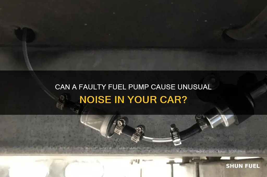 can fuel pump cause noise