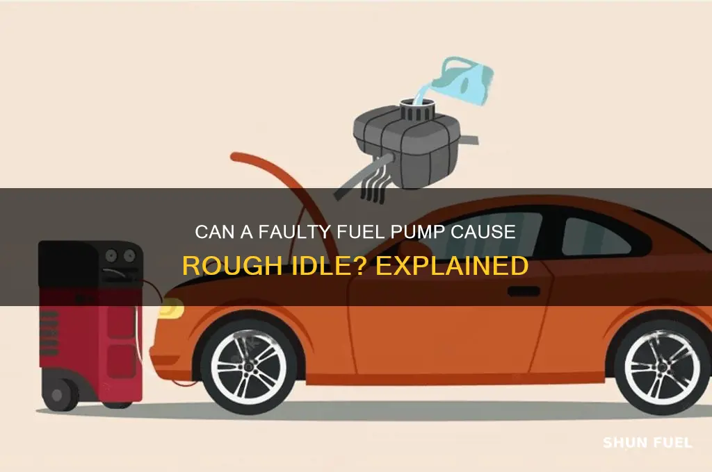 can fuel pump cause rough idle