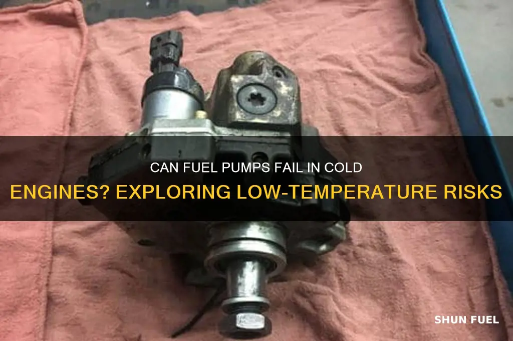 can fuel pump fail at low engine temperature
