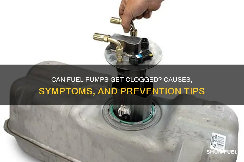 can fuel pump get clogged