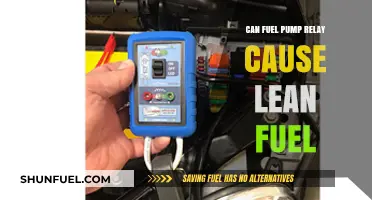 Can a Faulty Fuel Pump Relay Cause Lean Fuel Condition?