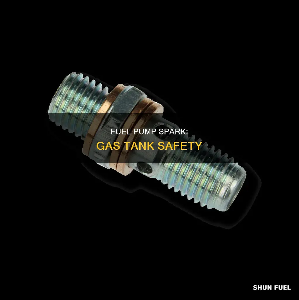 can fuel pump spark in gas tank
