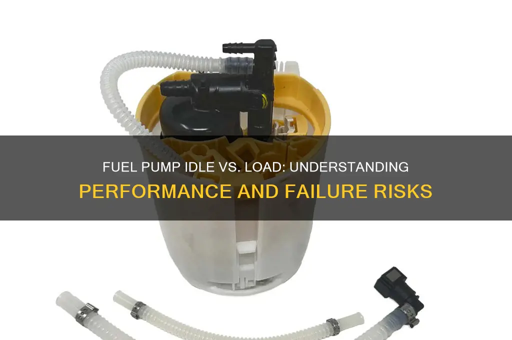 can fuel pump work at idle fail under load