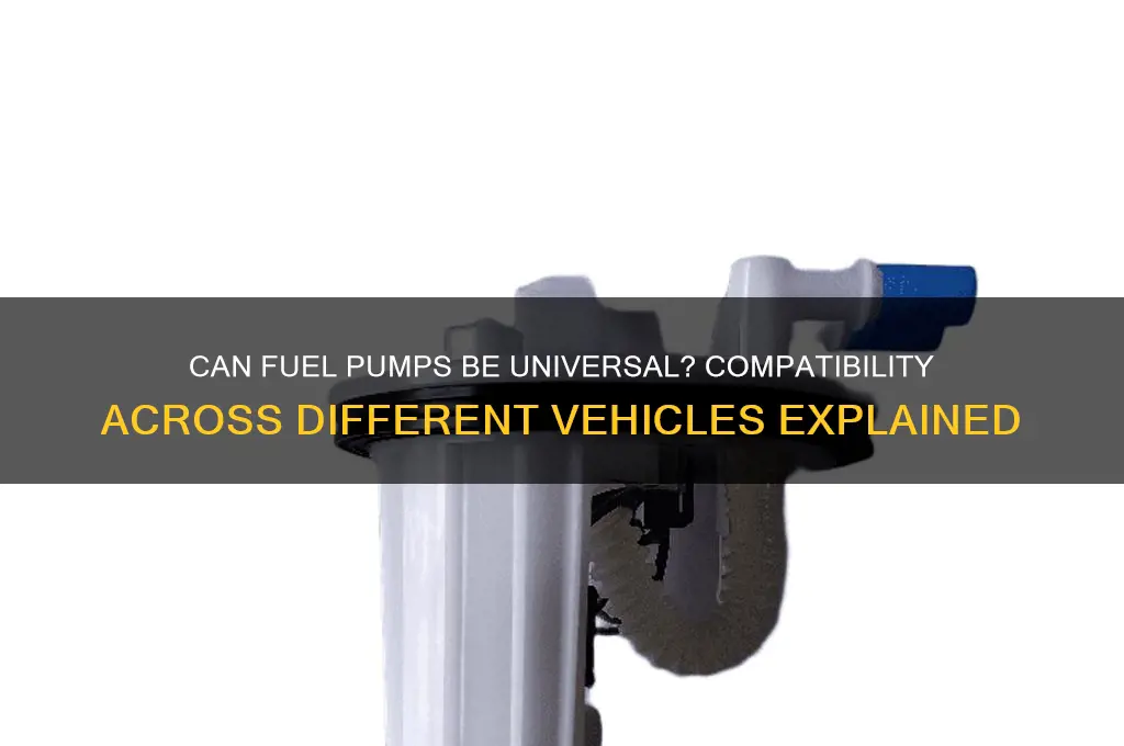 can fuel pumps fit different vehicles