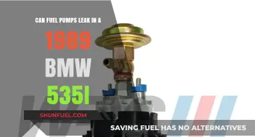 BMW 535i Fuel Pump Leaks: 1989 Model Concerns Explained