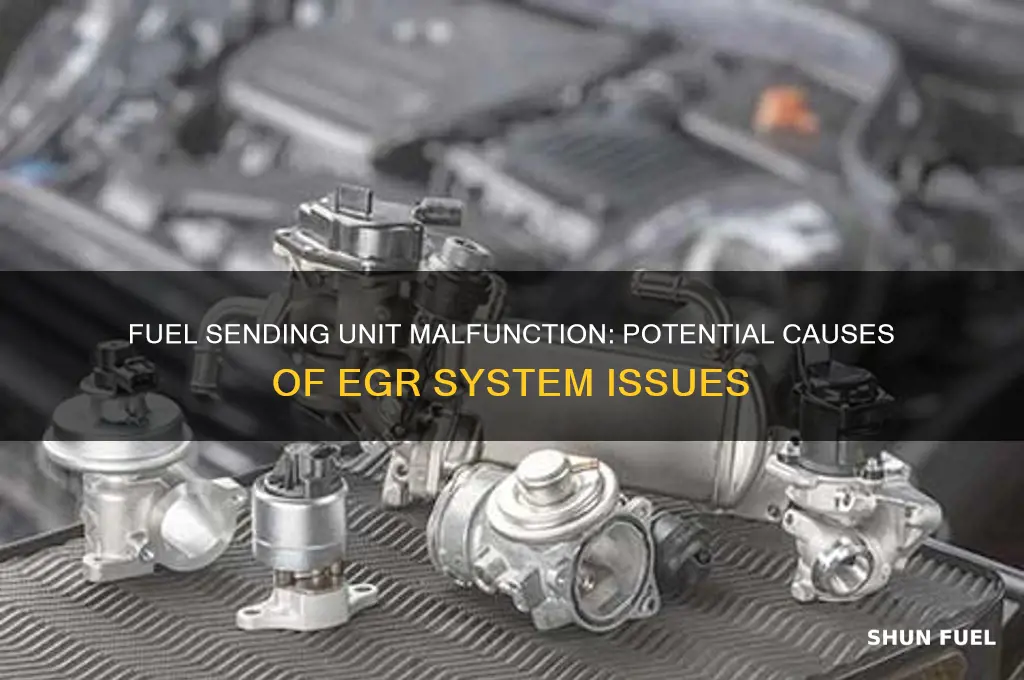 can fuel sending malfunction code cause egr problems