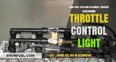 Can Fuel System Cleaner Cause Electronic Throttle Control Light Issues?