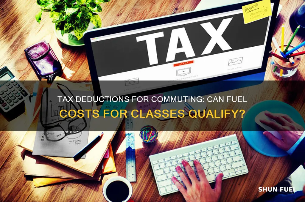 can fuel to go to class be deducted on taxes