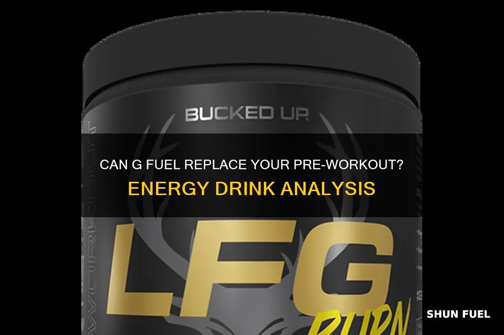 can g fuel be pre workout