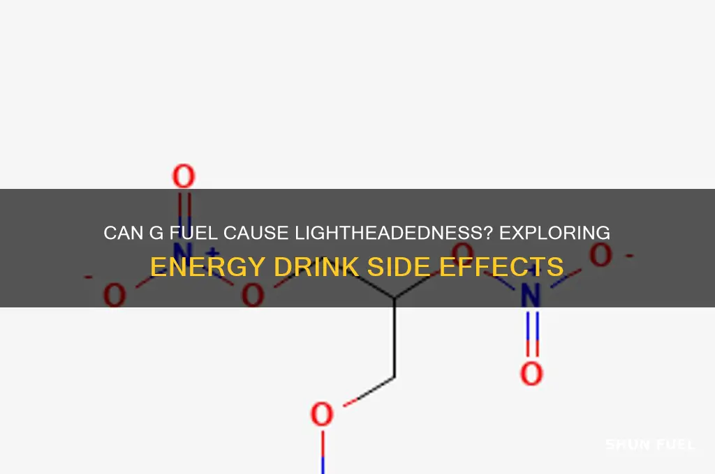 can g fuel make you lightheaded