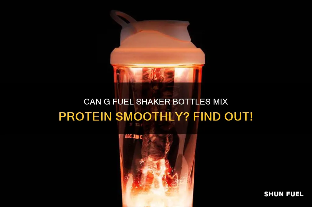 can g fuel shaker bottles be used for protein