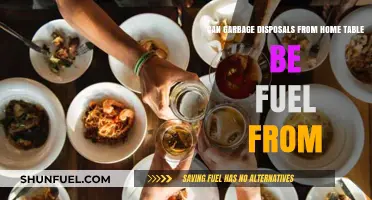 Turning Table Scraps into Fuel: The Potential of Home Garbage Disposals