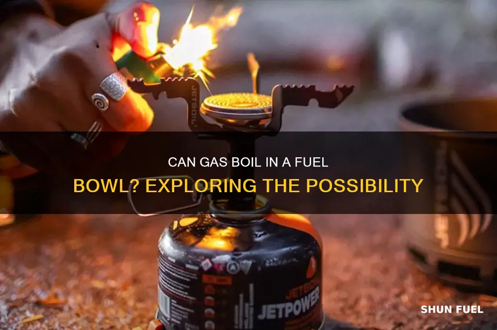 can gas boil in fuel bowl