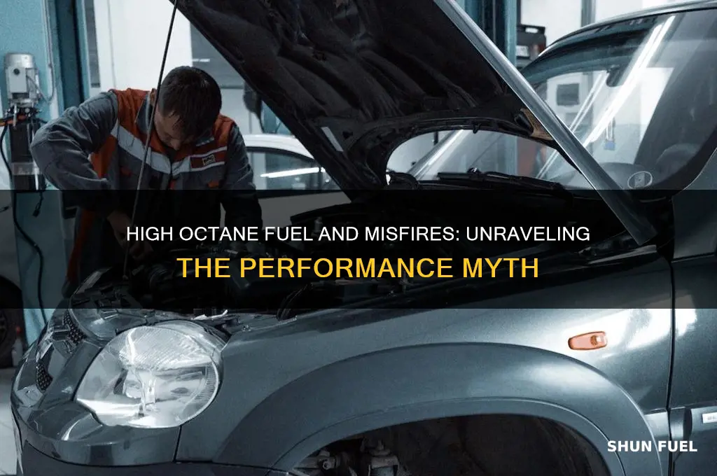 can high octane fuel cause misfire