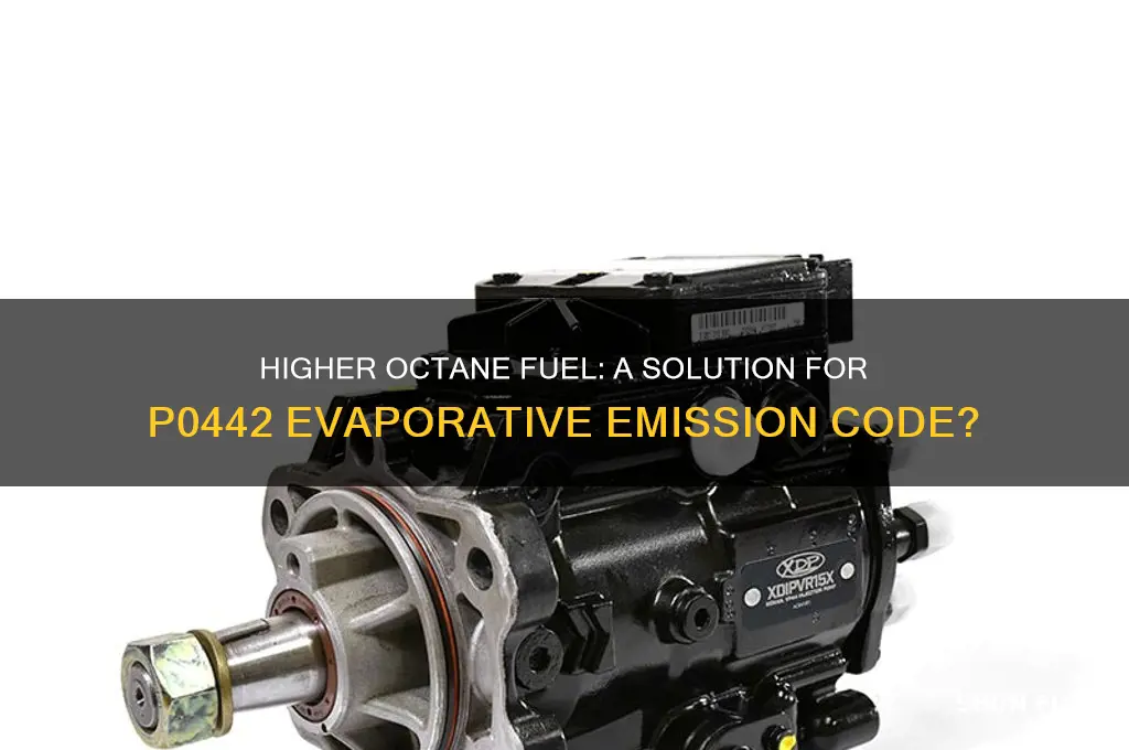 can higher octane fuel help with p0442