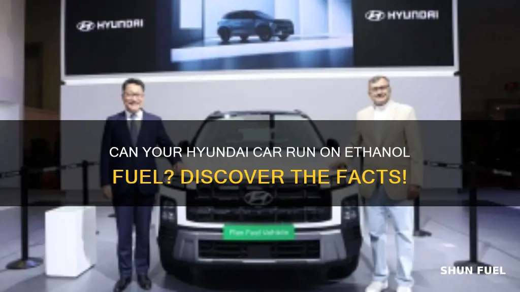 can huinday cars use ethanol fuel