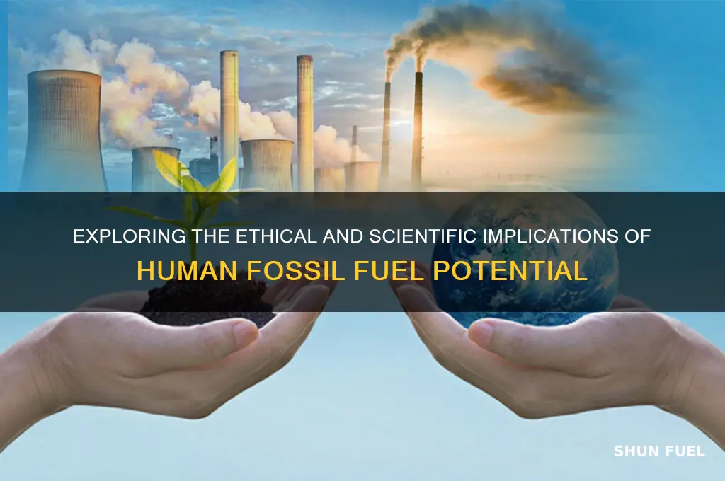 can humans be used as fossil fuels