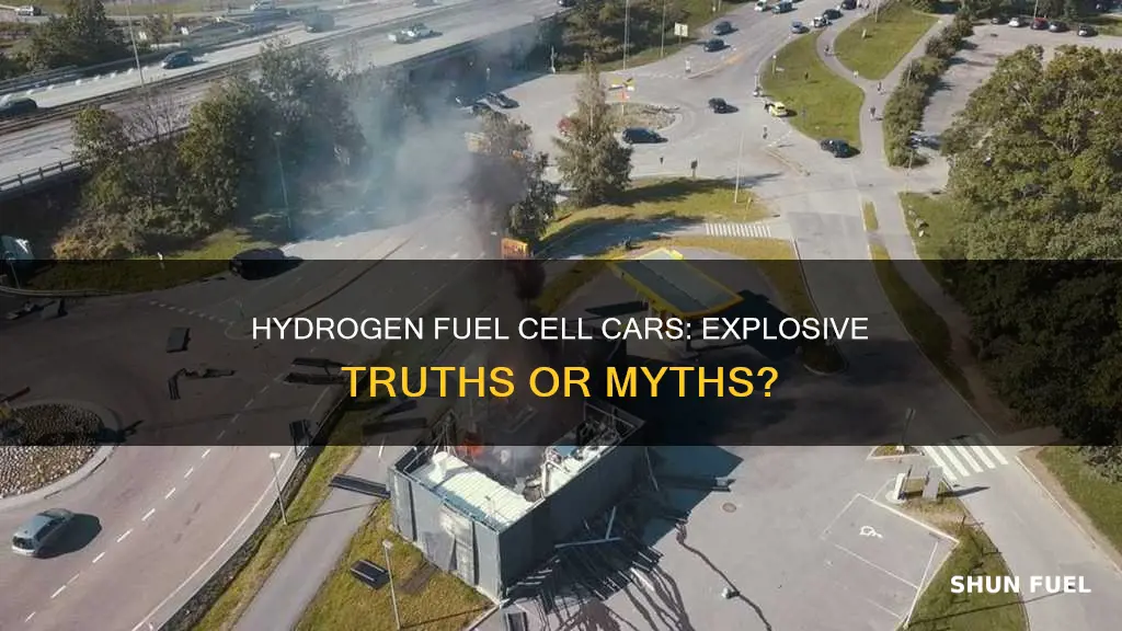 can hydrogen fuel cell cars explode