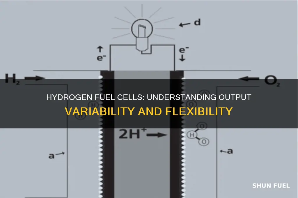 can hydrogen fuel cells vary their output
