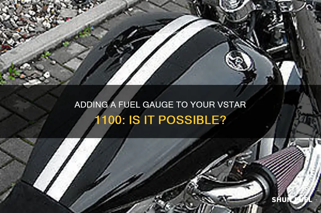 can i add a fuel gauge to my vstar 1100