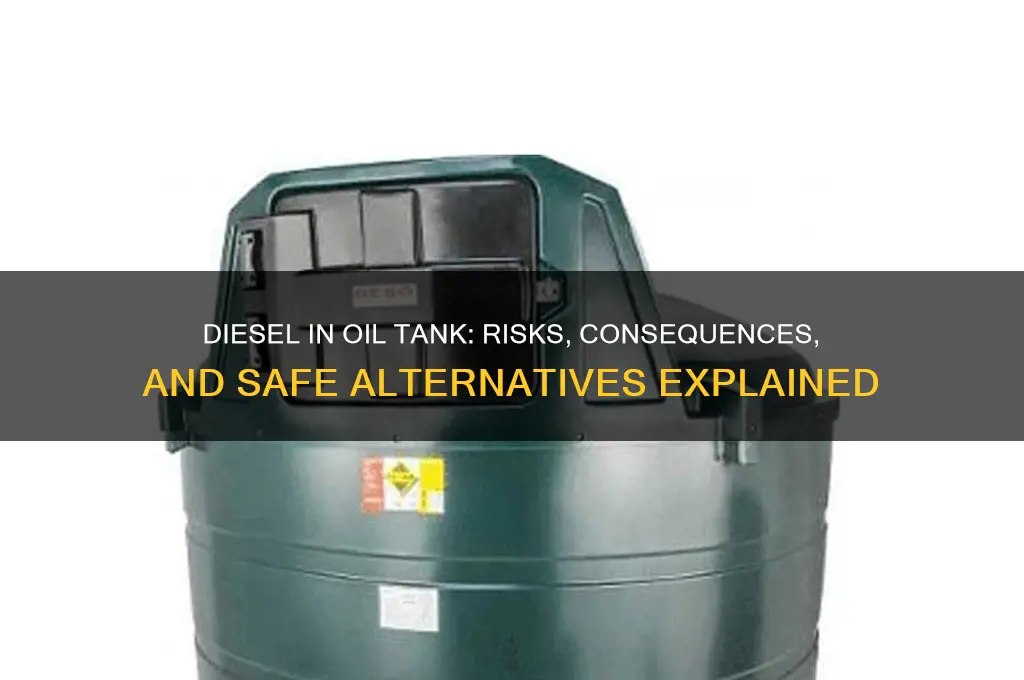 can i add diesel fuel to my oil tank