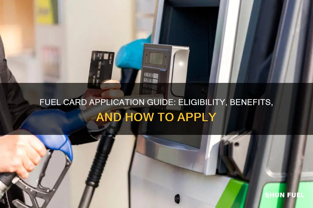 can i apply for a fuel card