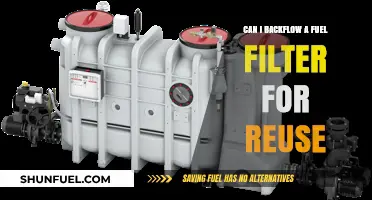 Backflowing Fuel Filters: Reuse or Refuse?