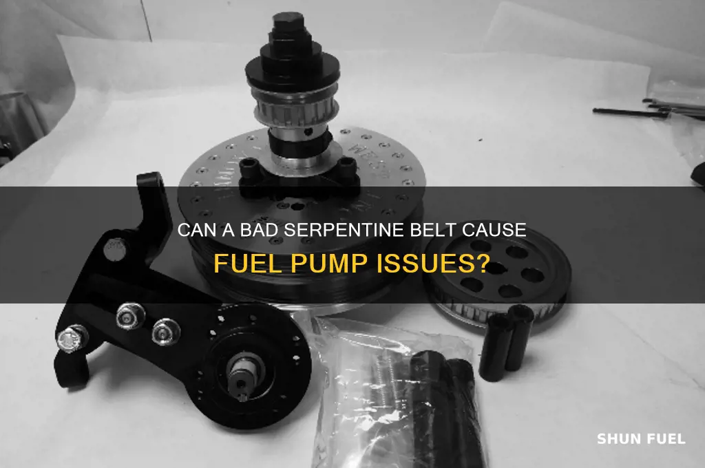 can i bad belt cause fuel pump problems