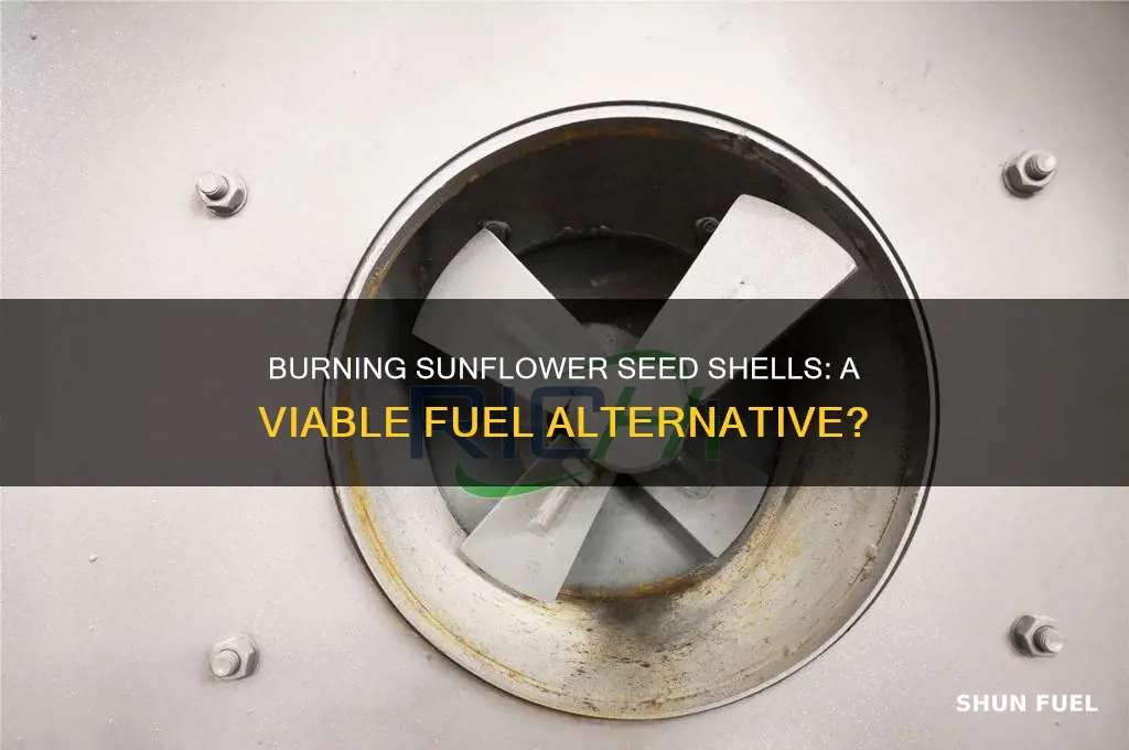 can i burn sunflower seed shells as fuel