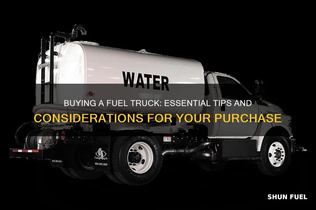 can i buy a fuel truck