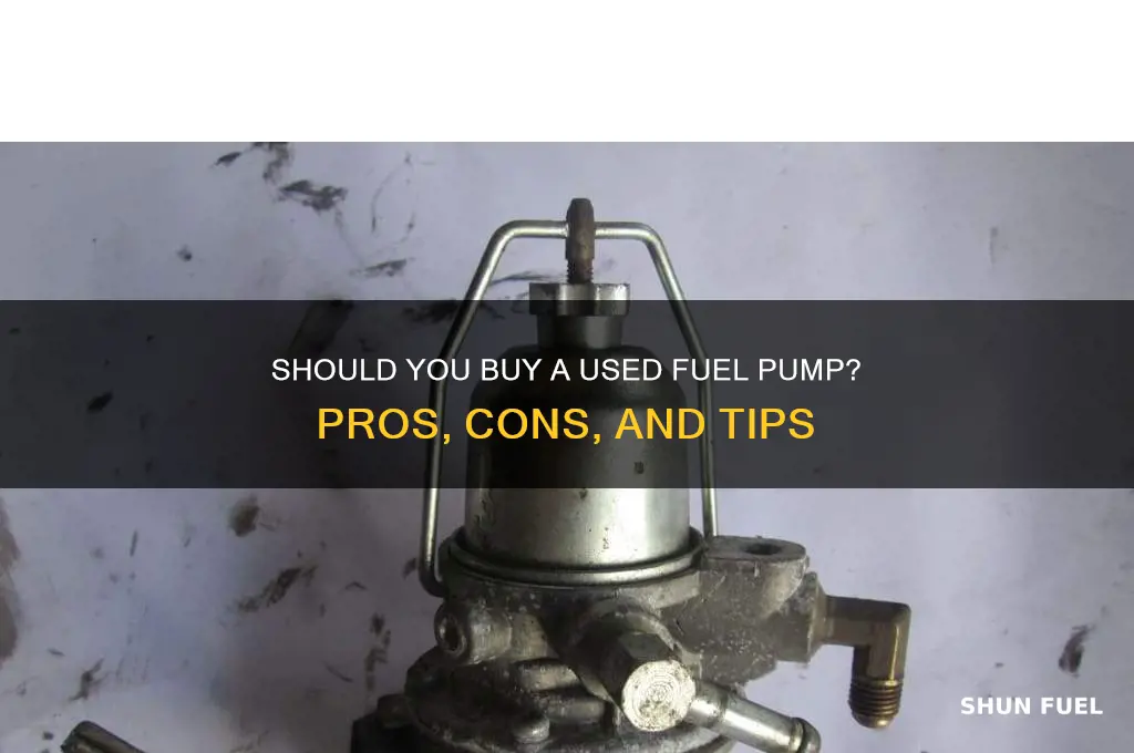 can i buy a used fuel pump