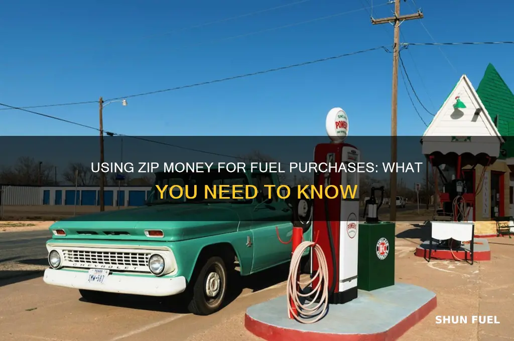 can i buy fuel with zip money