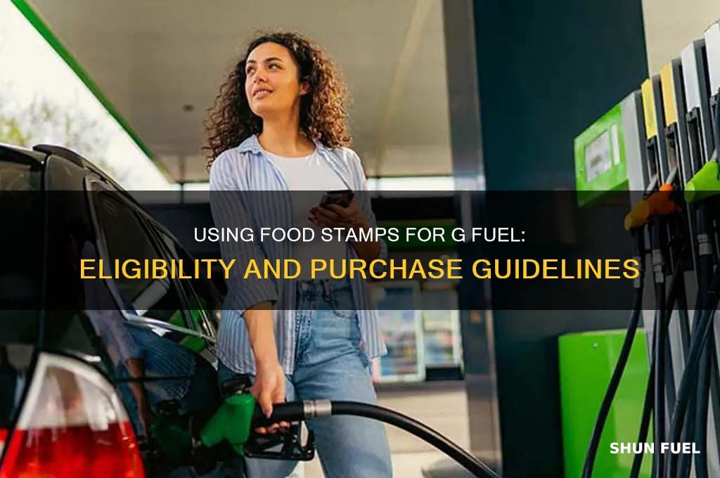 can i buy g fuel with food stamps