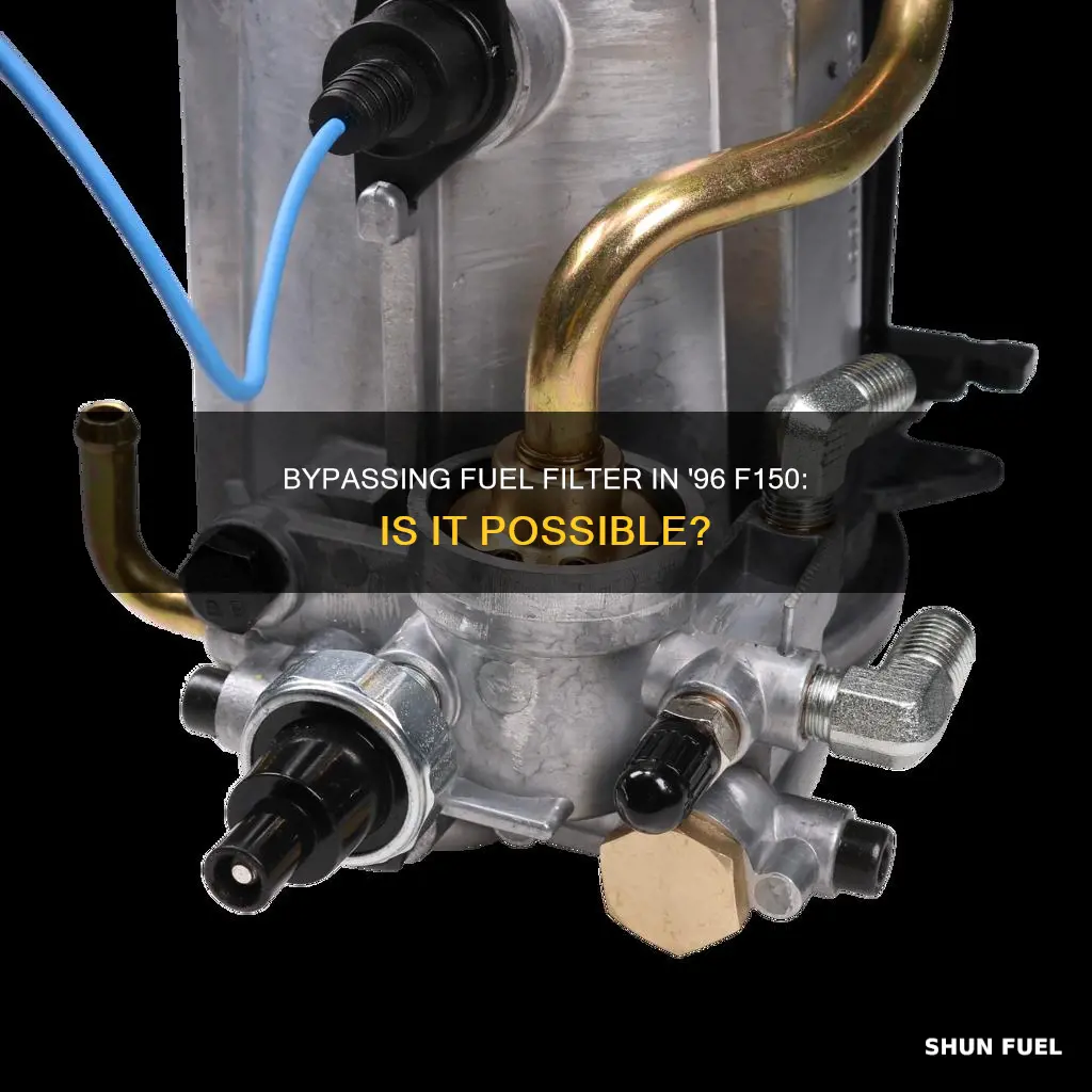 can i bypass a fuel filter on 1996 f150