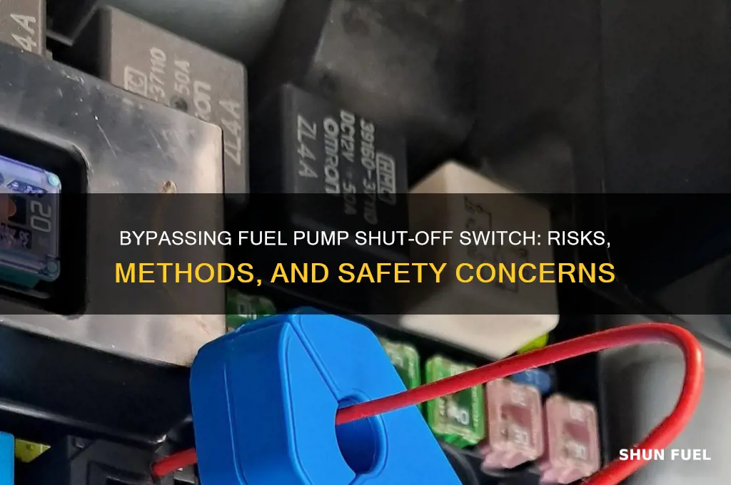 can i bypass fuel pump shut off switch