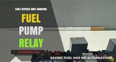 Bypassing GMC Vandura Fuel Pump Relay: Is It Possible and Safe?