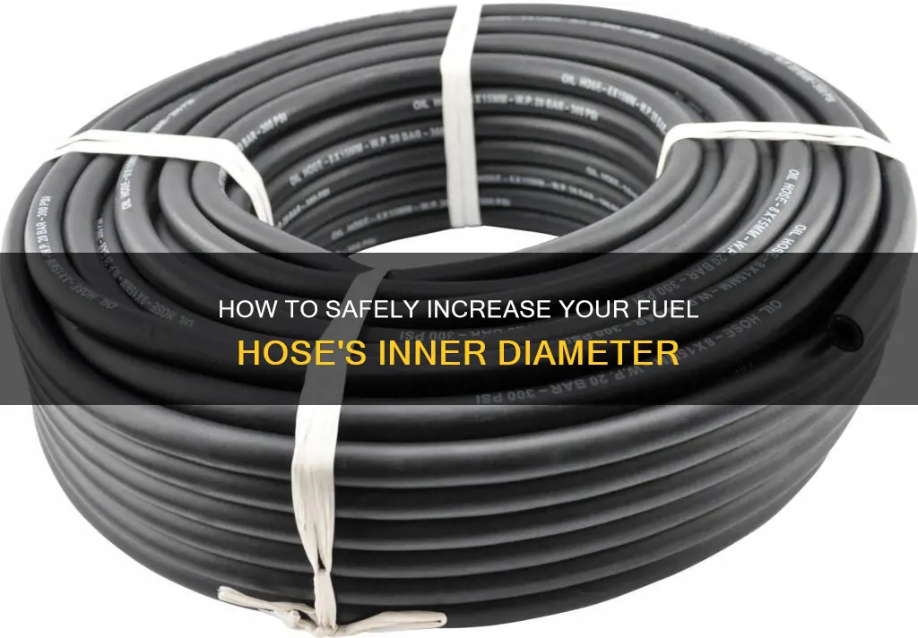 can i change inner diameter fuel hose