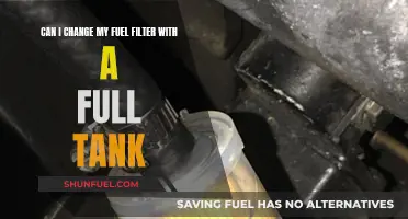 How to Change Fuel Filter with Full Tank?