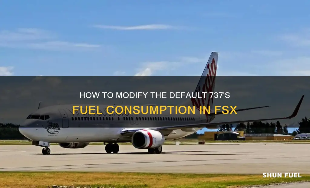 can i change the fuel consumption fsx default 737