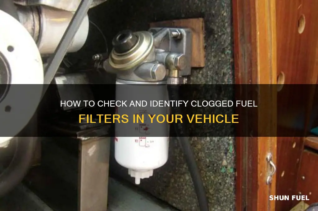 can i check the fuel filters clogged