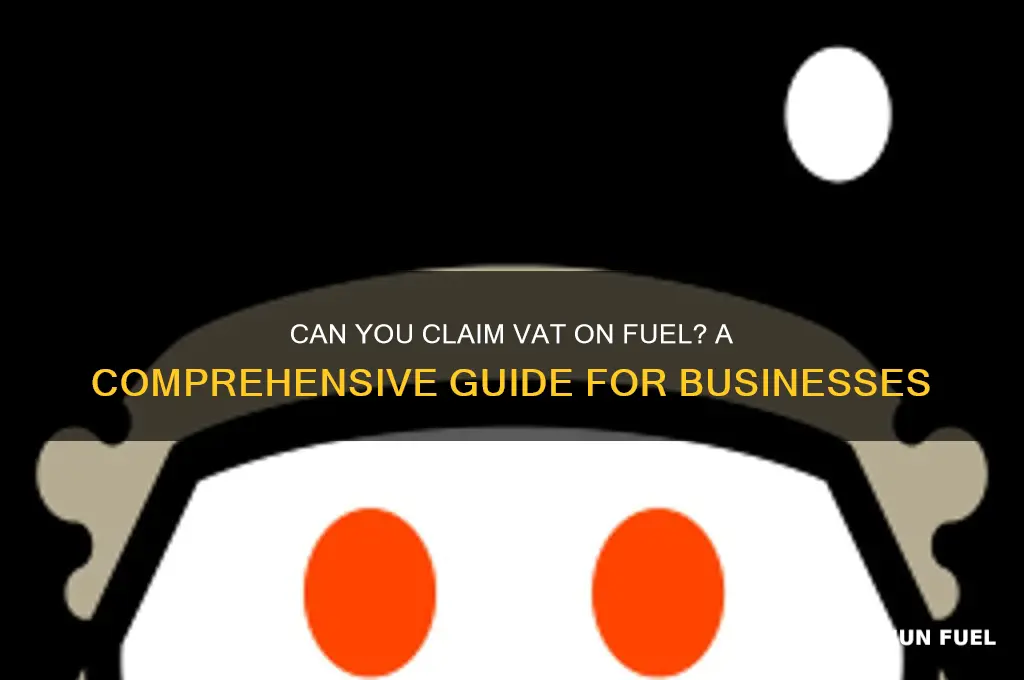 can i claim vat on fuel