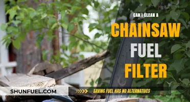 How to Clean Your Chainsaw's Fuel Filter